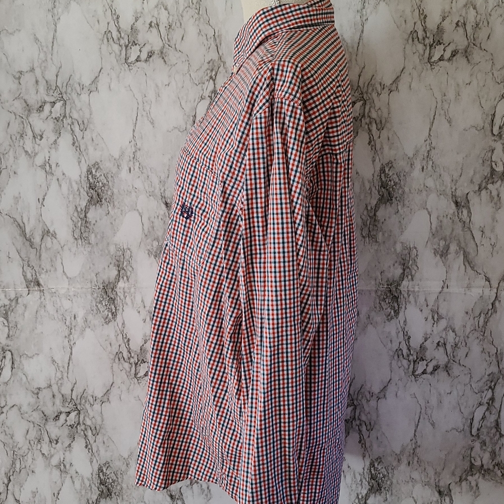 Chaps Checkered Button Down Size Large - image 3